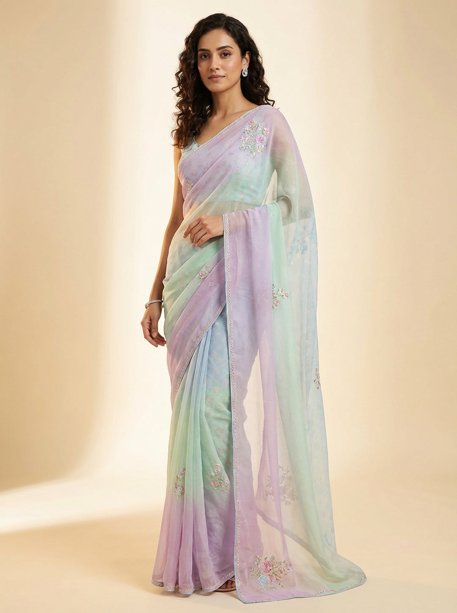 Wholesale Chiffon Sarees